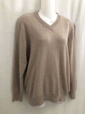 NIMA French Cashmere Cachemire Sweater Handcrafted in Nepal Himalayas Medium